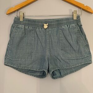 Crewcuts Girls Denim Drawstring Shorts